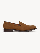 Tobacco Sanders x Buck Mason Suede Wholecut Loafer