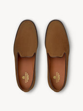 Tobacco Sanders x Buck Mason Suede Wholecut Loafer
