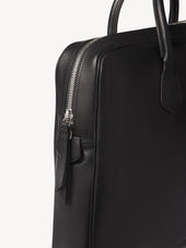 Black Italian Leather Dispatch Bag