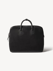 Black Italian Leather Dispatch Bag