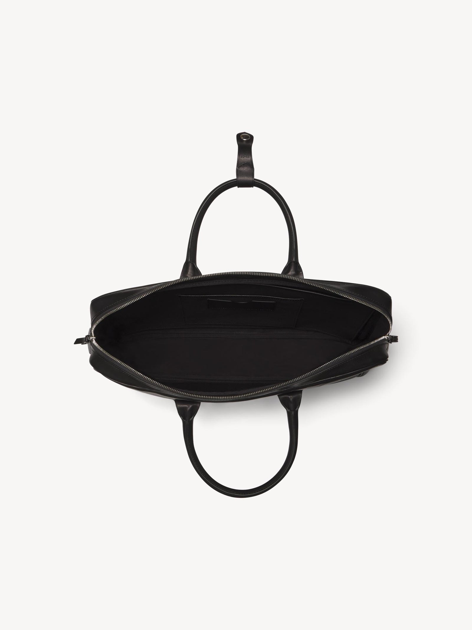 Black Italian Leather Dispatch Bag