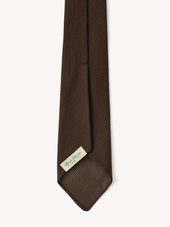 Olive Drab Italian Silk Grenadine Tie