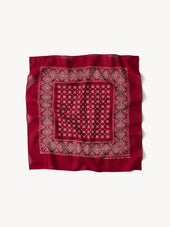Deep Burgundy Japanese Cotton Bandana
