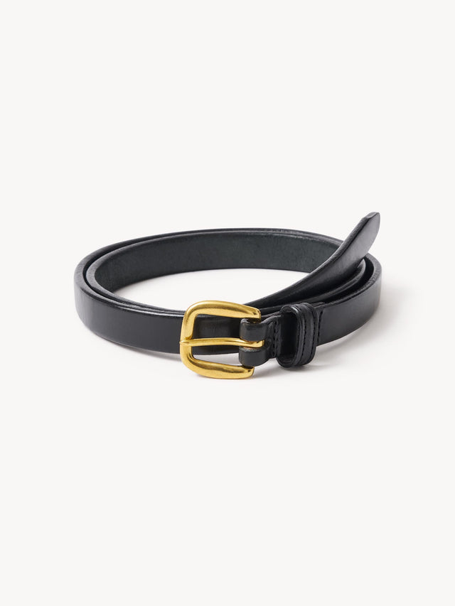 Black Slim Harpo American Dress Belt