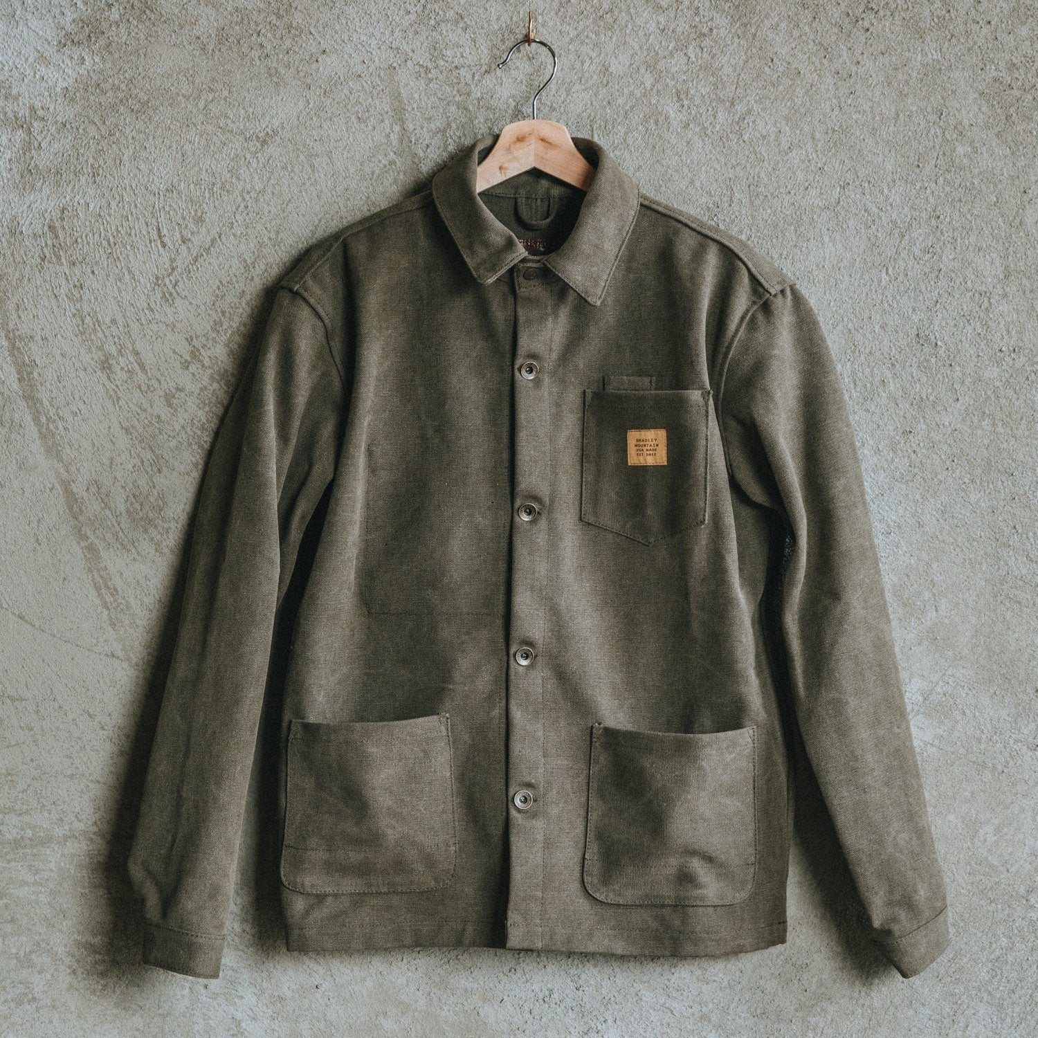 Edison Chore Coat Washed Olive