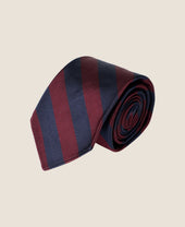 UNTIPPED NARROW TIE REGIMENTAL STRIPE