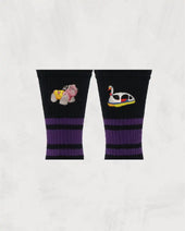 Skater Socks Embroidery Amusement Rides