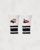 Skater Socks Embroidery Amusement Rides