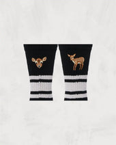 Skater Socks Embroidery Fawn