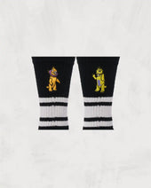 Skater Socks Embroidery Kaiju