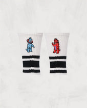 Skater Socks Embroidery Kaiju