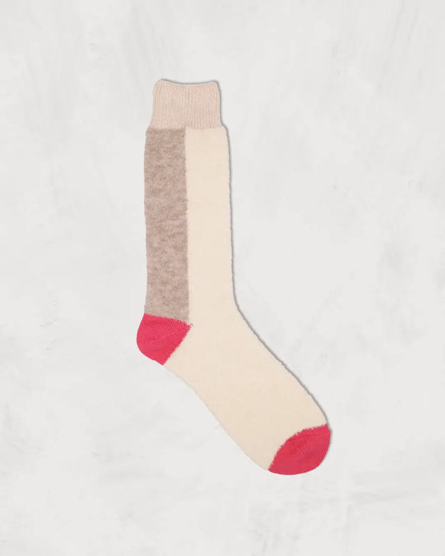 Alpaca Boucle Socks | Multi Color