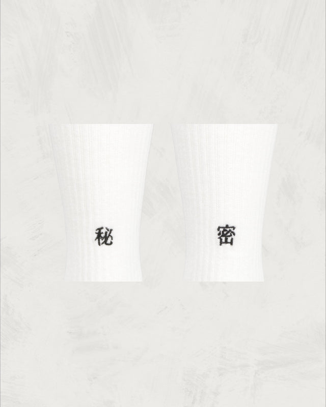 Pile Socks - Embroidery | Secret