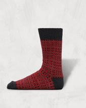 Jacquard Socks Plaid