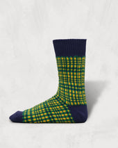 Jacquard Socks Plaid
