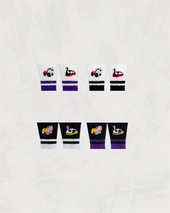 Skater Socks Embroidery Amusement Rides