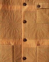 Botanic Shadow Quilt Jacket