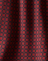 Checker Jacquard Rugby Short And Maroon