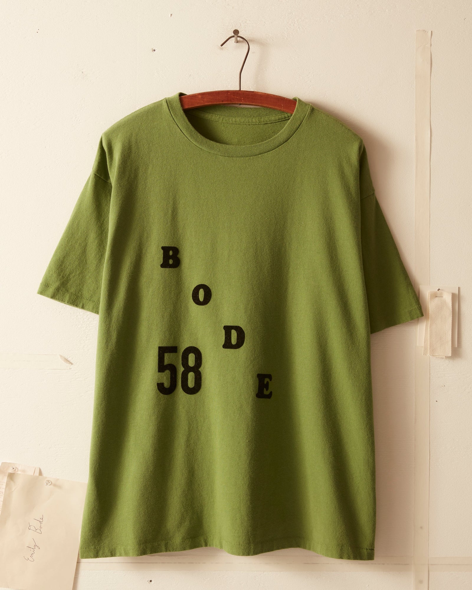 Flocked Bode Tee Green