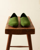 House Shoe Suede Green
