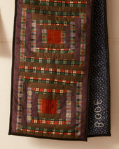 Plaid Log Cabin Scarf