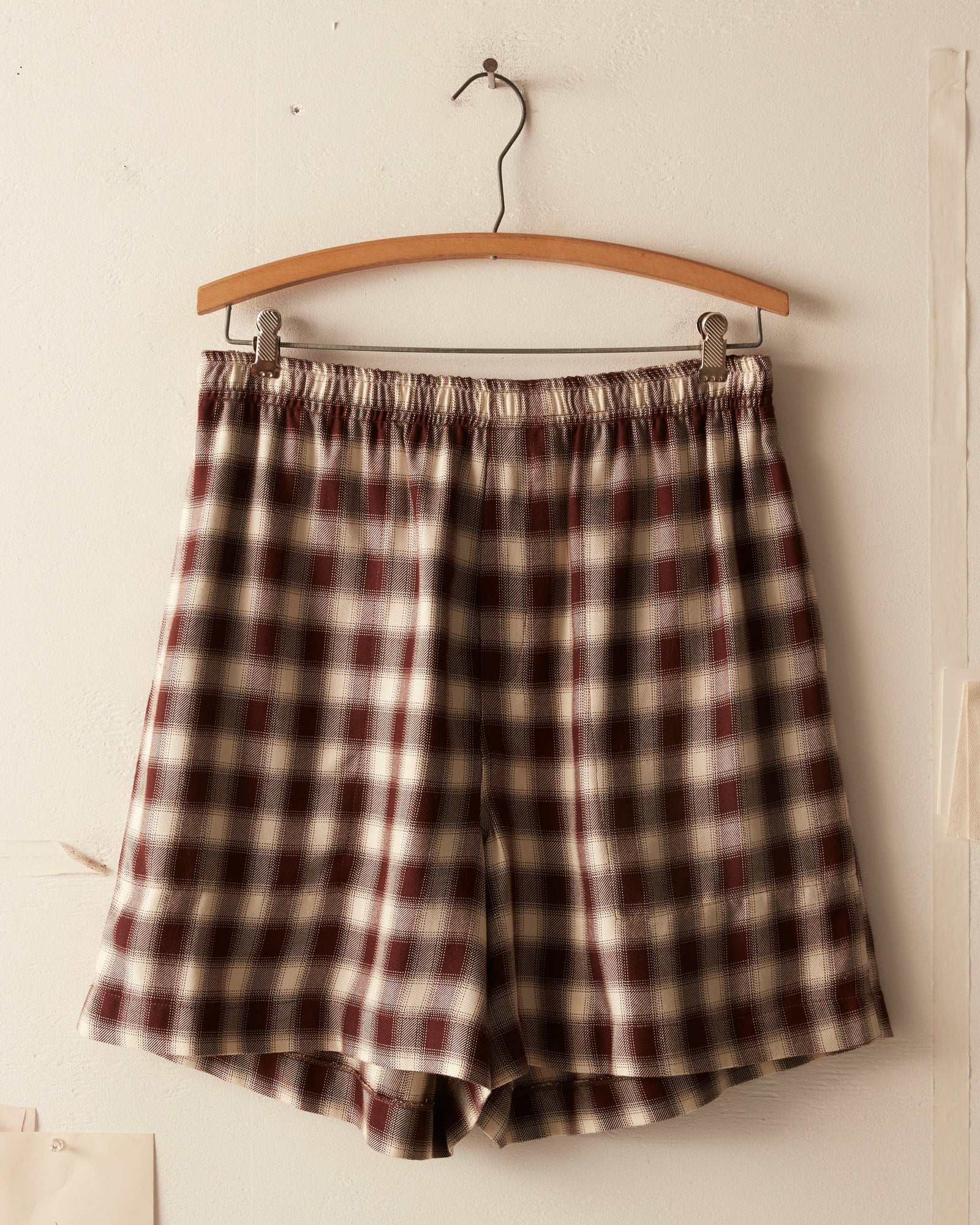 Shadow Plaid Rugby Shorts