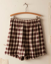 Shadow Plaid Rugby Shorts