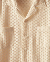 Sheer Lace Long Sleeve Shirt