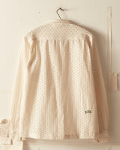 Sheer Lace Long Sleeve Shirt