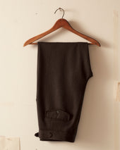 Twill Side Buckle Trousers