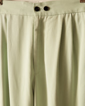 Tropical Wool Double Button Trousers