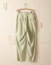 Tropical Wool Double Button Trousers