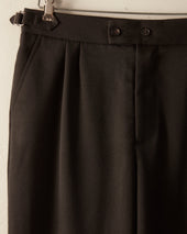 Twill Double Button Trousers
