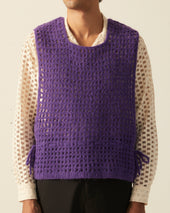 Crochet Vest Purple