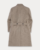 Bogart Cappotto Doppiopetto In Herringbone Di Lana