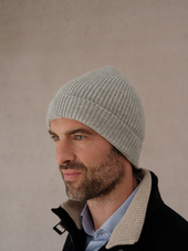 Gris Clair Bonnet 100 Cachemire