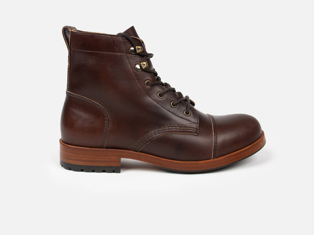 The MATLOCK Service Boot - Horween Dark Brown Leather
