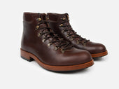 The HAROLD Hiking Boot - Horween Dark Brown Leather