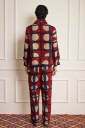Clamp Dyed Kantha Jacket