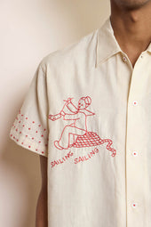 Sailing Embroidered Shirt