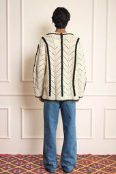 Crochet Open Cardigan