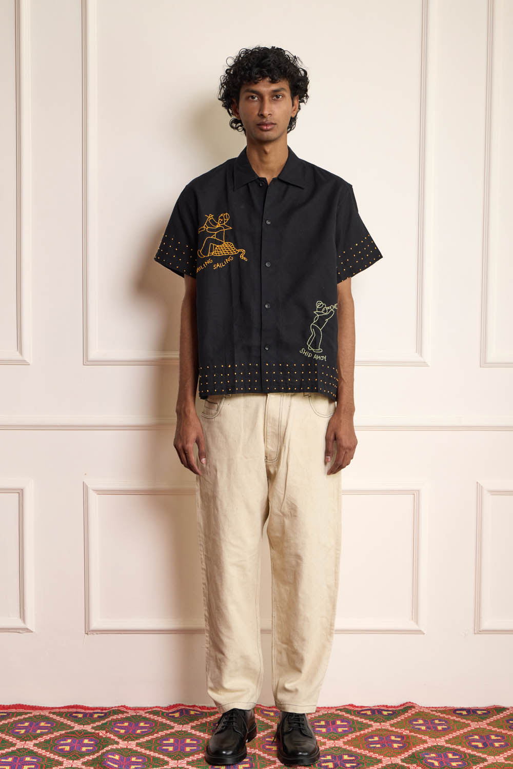 Sailing Embroidered Shirt