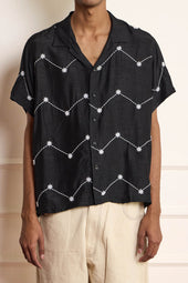 Beaded Silk Shirt
