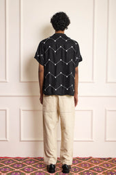 Beaded Silk Shirt