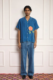 Flower Applique Shirt