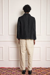 Sequin Embroidered Linen Jacket