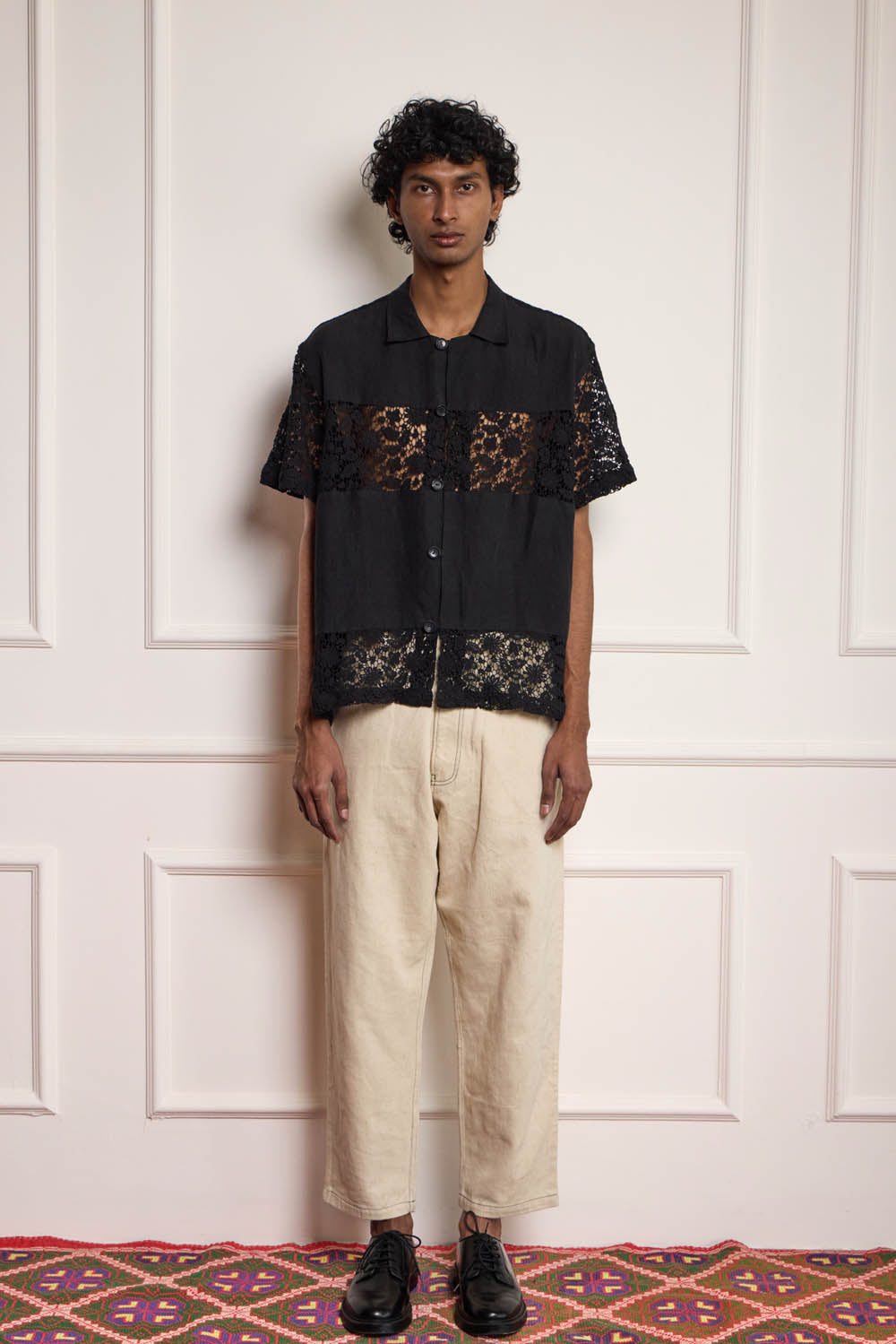 Lace Patchwork Shirt