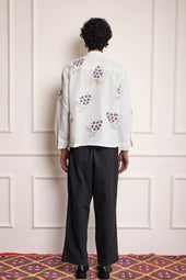 Grapes Embroidered Shirt