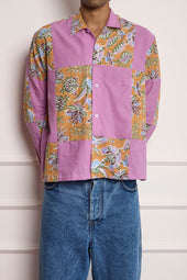 Block Printed Patchwork Shirt