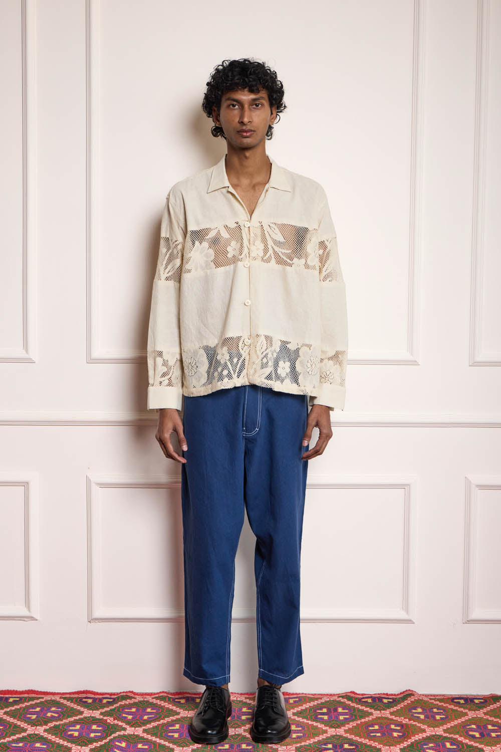 Lace Patchwork Shirt
